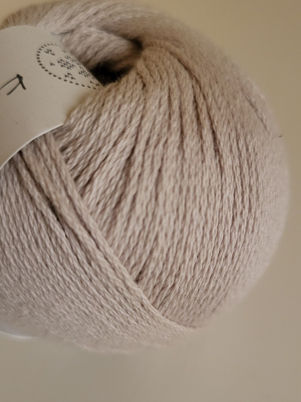 Organic Cotton Yarn Krea Deluxe In Oatmeal, 400g - Picture 2 of 3